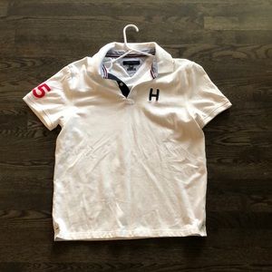 Tommy Hilfiger Large White Polo T-shirt